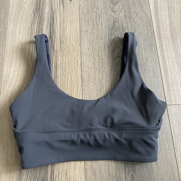Lululemon Align Reversible Bra Light Support Sz 6 A/B Cup Nulu Gray Blue/Gray - Picture 6 of 8
